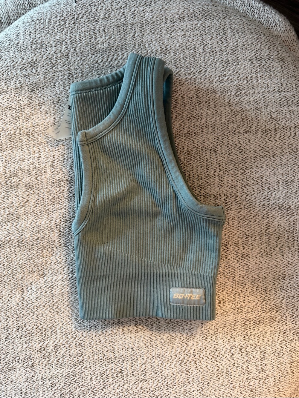 BO+TEE Ribbed Leggings & Crop Top Set - Picture 2 of 5